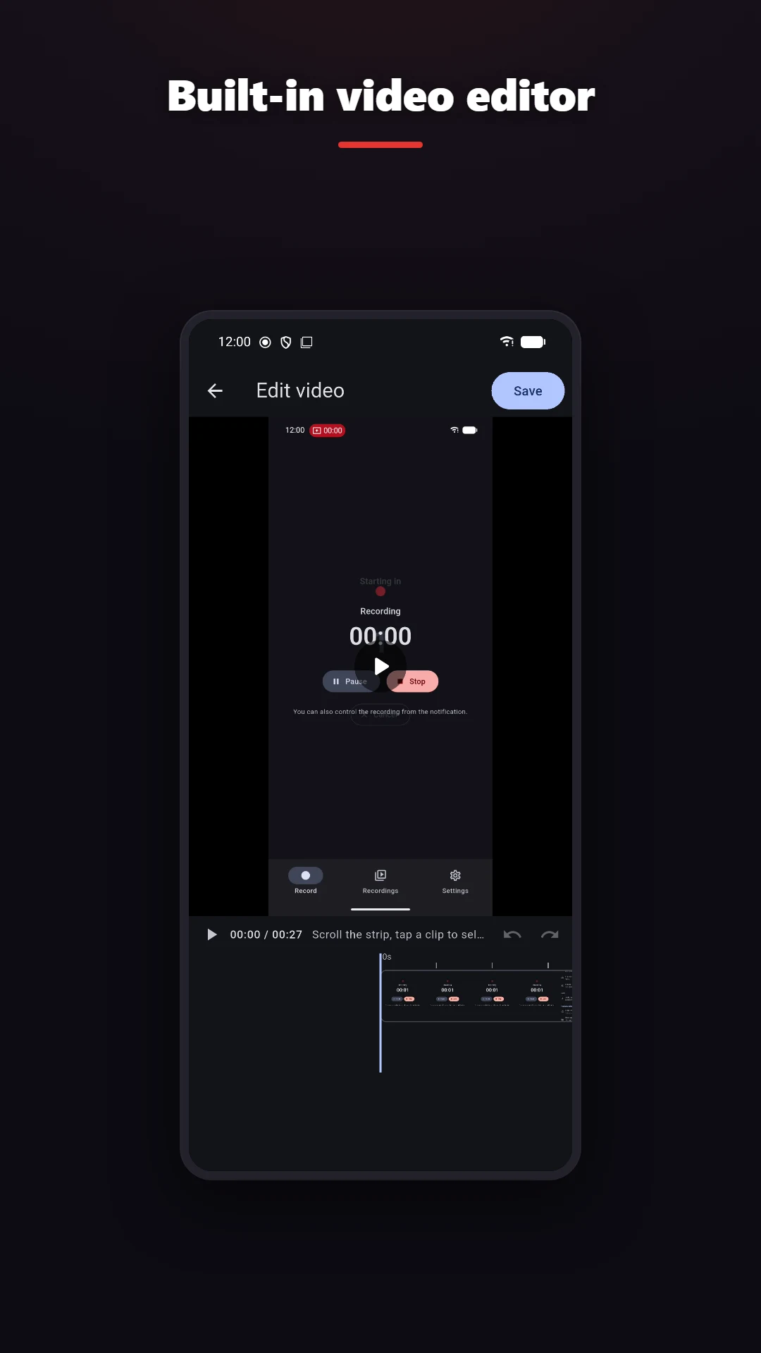 Screen Recorder - Vidorec screenshot
