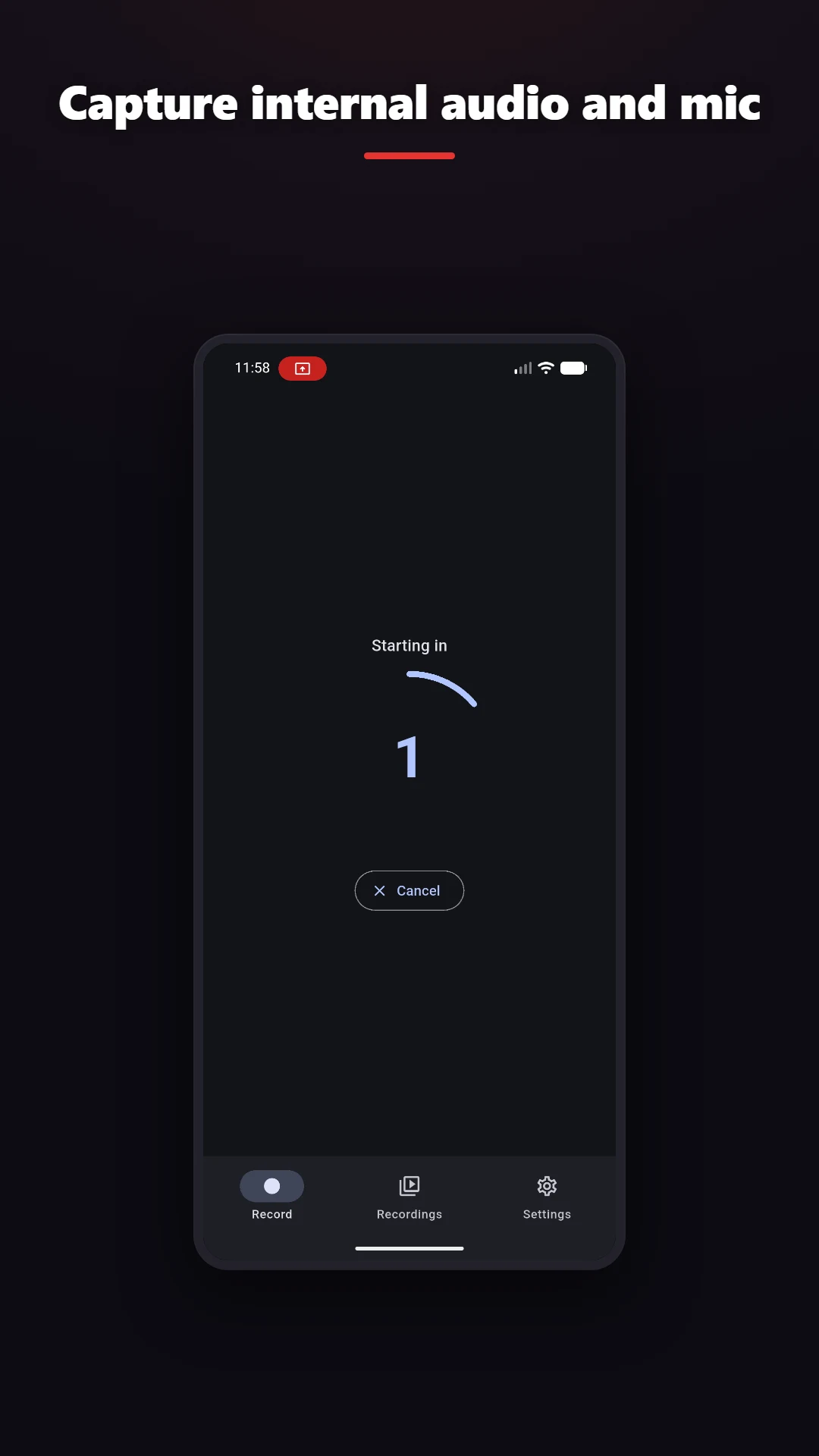 Screen Recorder - Vidorec screenshot